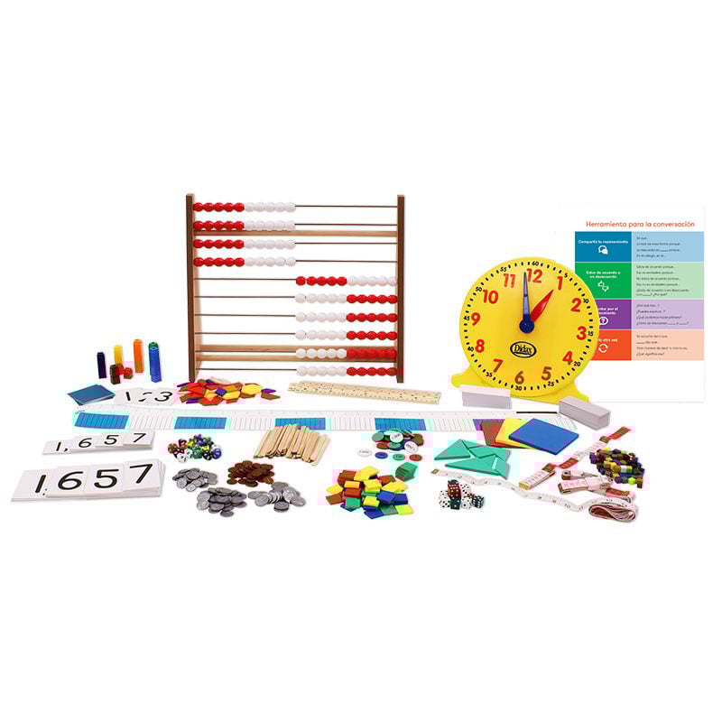 Imagen de materiales didácticos de aprendizaje práctico de Eureka Math Squared que se usan en el programa Imagen de materiales didácticos de aprendizaje práctico de Eureka Math Squared que se usan en el programa