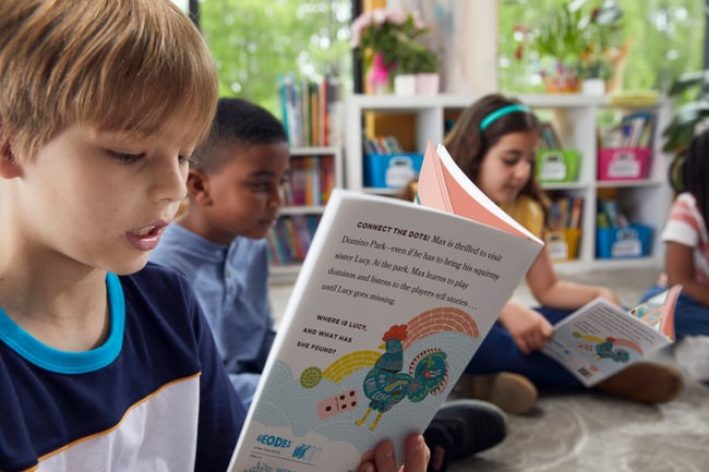 Geodes 2 students reading Domino Park-3000px Geodes 2 students reading Domino Park-3000px