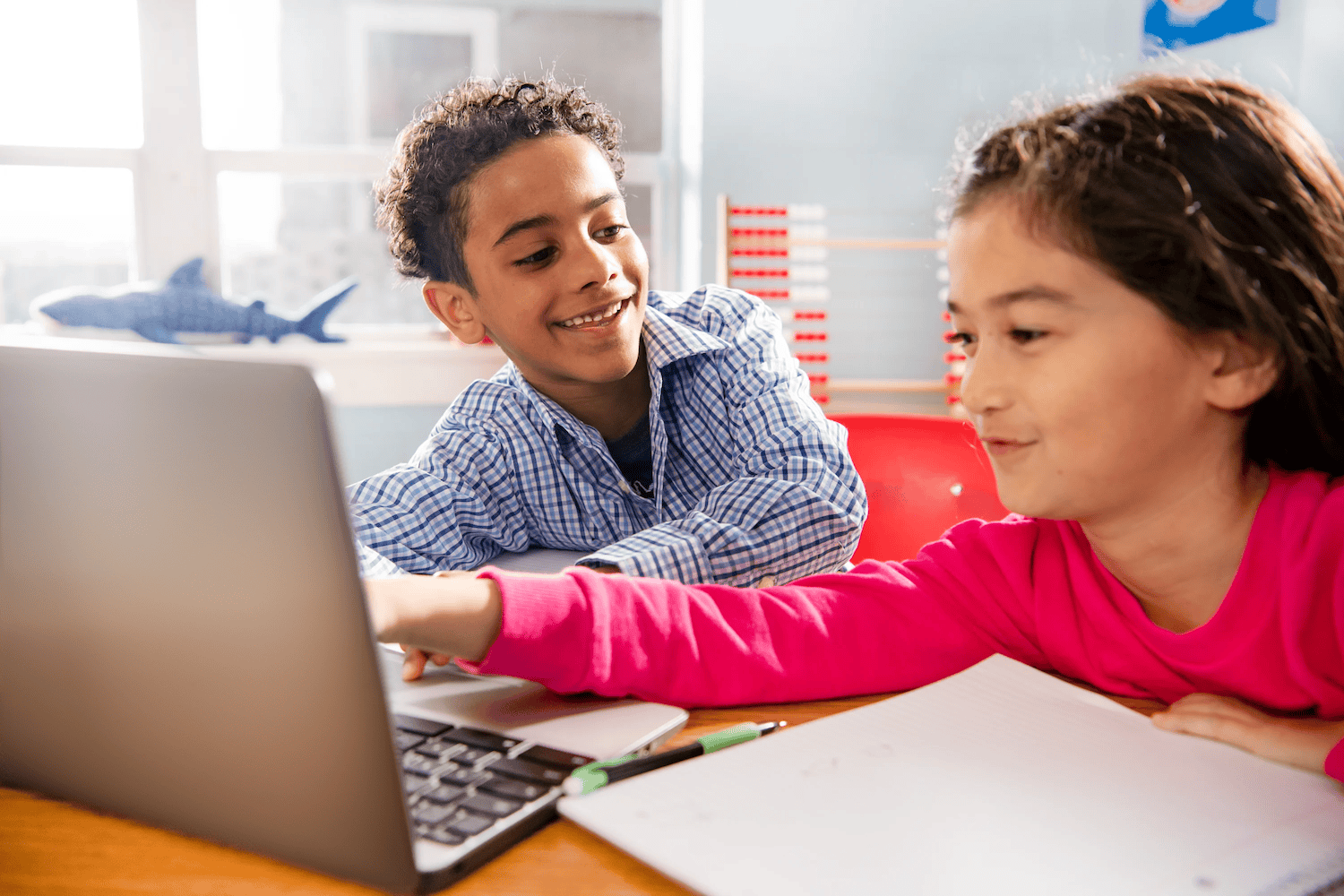 Students on Computer Students on Computer